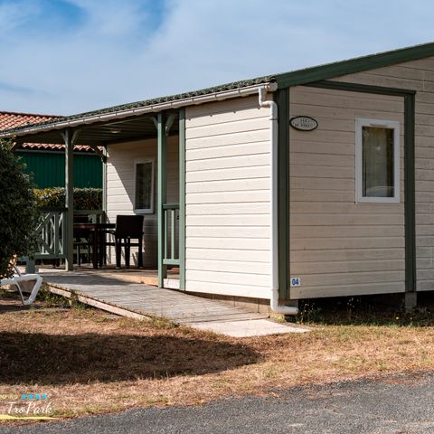 MOBILHOME 4 personnes - Premium 32m² (2 chambres) réservé aux personnes à mobilité réduite avec climatisation