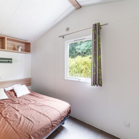 MOBILHOME 4 personnes - Mobil-home Confort 27.5m² (2 chambres) + terrasse bois semi-couverte 11m²