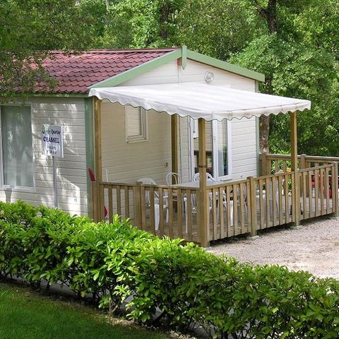 MOBILHOME 6 personnes - 4/6 Confort avec terrasse + Climatisation + TV 40m²