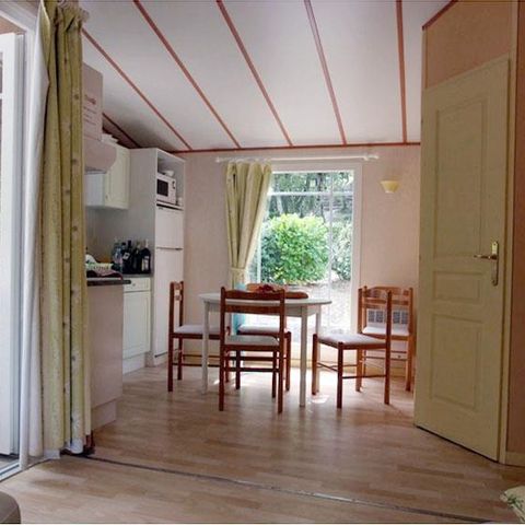MOBILHOME 6 personnes - 4/6 Confort avec terrasse + Climatisation + TV 40m²