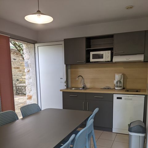 Maison 6 personnes - Pavillon 6- - 1 chambre - Cabine - Terrasse - Climatisation - TV - 40m²