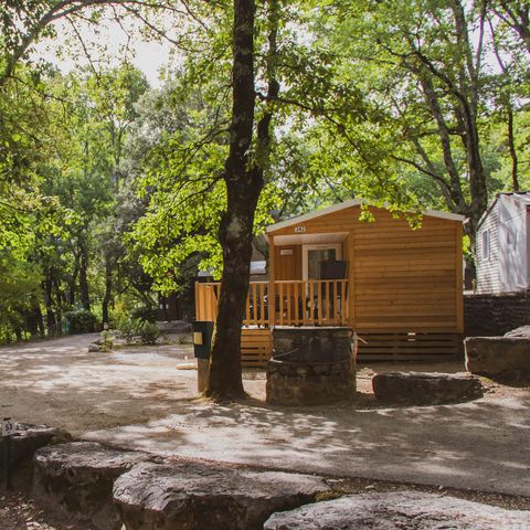 MOBILHOME 6 personnes - 6 avec terrasse + Climatisation + TV - 36m²