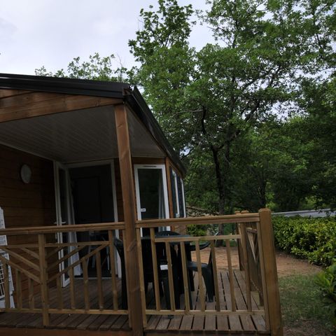 MOBILHOME 6 personnes - 6 avec terrasse + Climatisation + TV - 36m²