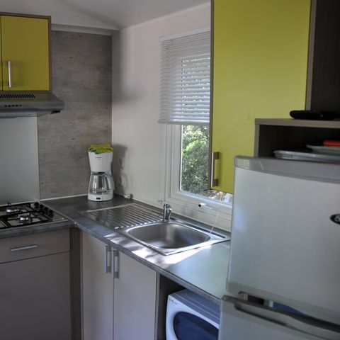 MOBILHOME 6 personnes - 6 avec terrasse + Climatisation + TV - 36m²