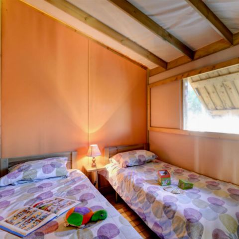 TENTE TOILE ET BOIS 4 personnes - LODGE PREMIUM SWEET