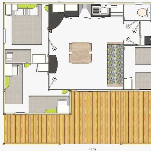 CHALET 6 personnes - CHALET CONFORT+ 35M² Sam