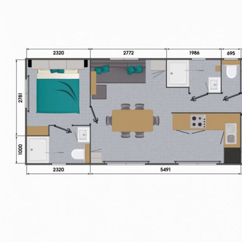 MOBILHOME 6 personnes - SUNELIA PRESTIGE ALIZES