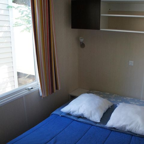 MOBILHOME 5 personnes - Mobil home Confort 32 m² 2 chambres + terrasse 12m² semi-couverte (9m²) + TV 4/5 pers