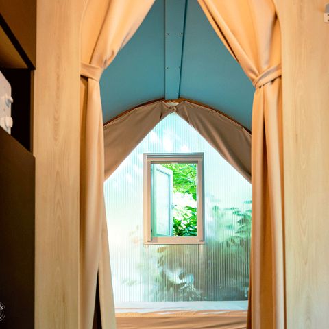Tente en toile et en bois 4 personnes - Coco Sweet - 2 chambres