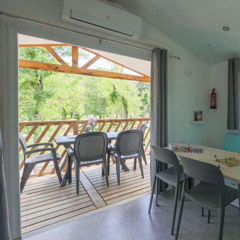 MOBILHOME 4 personnes - Pommier avec vue sur la rivière