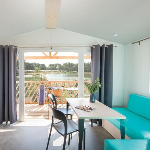 MOBILHOME 4 personnes - Pommier avec vue sur la rivière