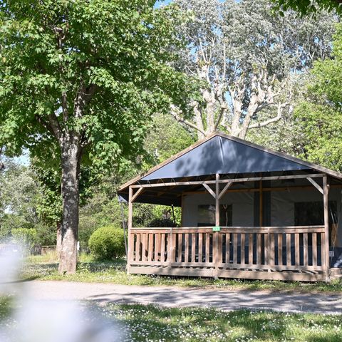 TENTE TOILE ET BOIS 4 personnes - Cocotier