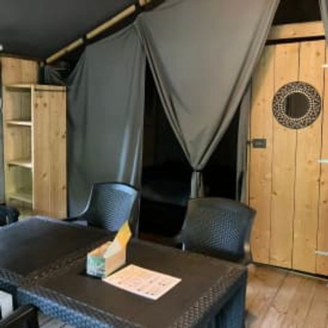 TENTE TOILE ET BOIS 4 personnes - Cocotier