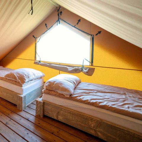 Tente en toile et en bois 5 personnes - Safari Lodge
