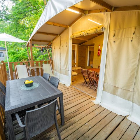 TENTE TOILE ET BOIS 5 personnes - Lodge Tent Deluxe