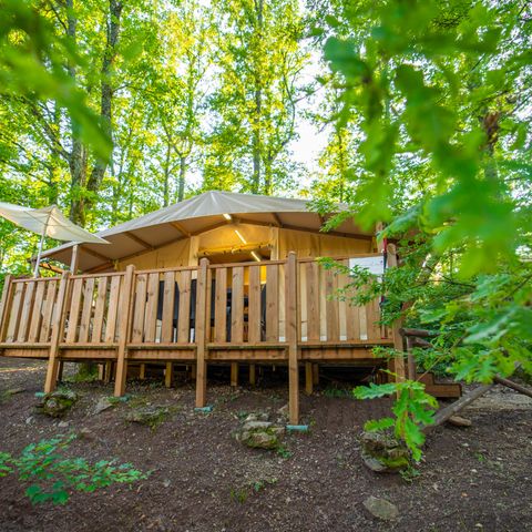 TENTE TOILE ET BOIS 5 personnes - Lodge Tent Deluxe