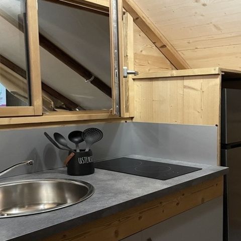 Tente en toile et en bois 5 personnes - Safari Lodge all season