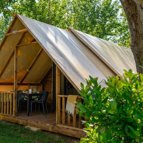 TENTE TOILE ET BOIS 5 personnes - Glamptent 2.0
