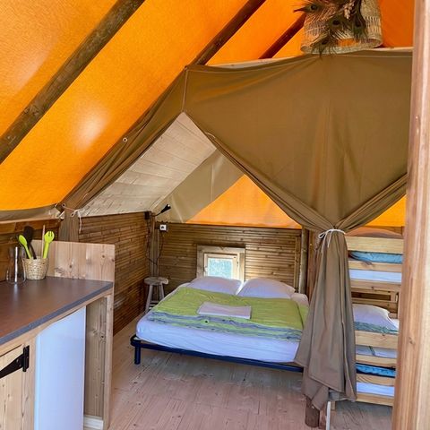 TENTE TOILE ET BOIS 5 personnes - Glamptent 2.0
