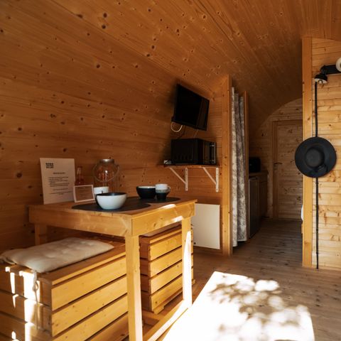 Unique 2 personnes - POD + JACUZZI PRIVATIF - 1 Chambre