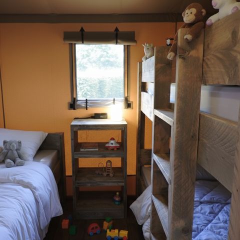 TENTE TOILE ET BOIS 5 personnes - WOODLODGE