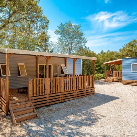 MOBILHOME 4 personnes - Mobil-home | Comfort | 2 Ch. | 4 Pers. | Terrasse surélevée | Clim.