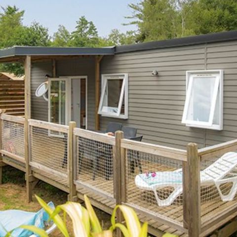 MOBILHOME 6 personnes - Comfort | 3 Ch. | 6 Pers. | Terrasse surélevée | Clim.