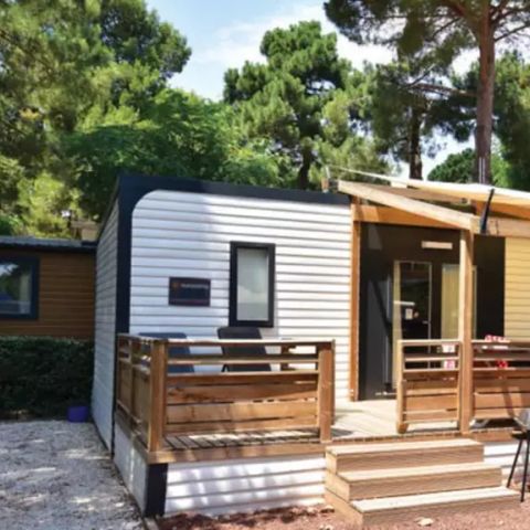 BUNGALOW 4 personnes - Mobil-home | Premium | 2 Ch. | 4 Pers. | Terrasse surélevée | Clim.