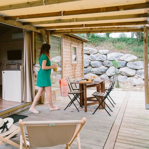 CHALET 4 personnes - CABANE BALI  2ch 4 pers