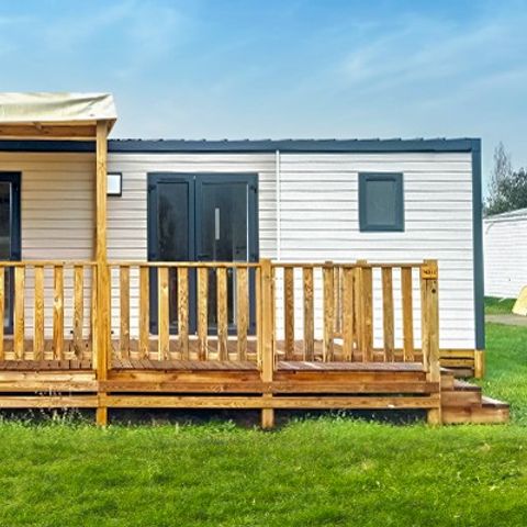 MOBILHOME 4 personnes - Comfort | 2 Ch. | 4 Pers. | Terrasse surélevée | Clim.