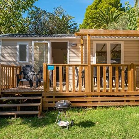 MOBILHOME 6 personnes - Comfort | 3 Ch. | 6 Pers. | Terrasse surélevée | Clim.