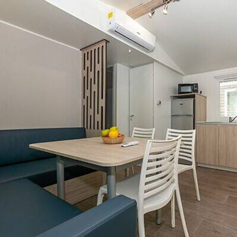 MOBILHOME 6 personnes - Comfort | 3 Ch. | 6 Pers. | Terrasse surélevée | Clim.