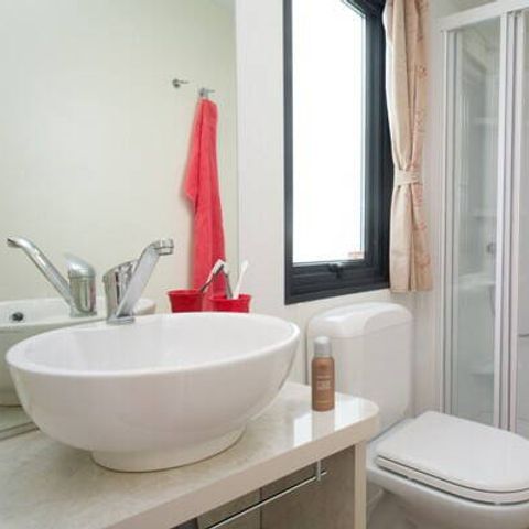 MOBILHOME 6 personnes - Comfort | 2 Ch. | 4/6 Pers. | Terrasse surélevée | Clim.
