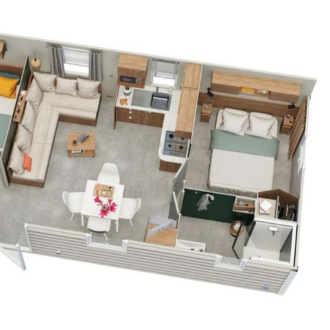 MOBILHOME 6 personnes - Evasion+ 2 chambres 30m²
