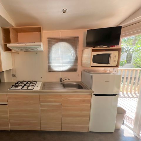 MOBILHOME 6 personnes - 2 chambres - TV - CLIM