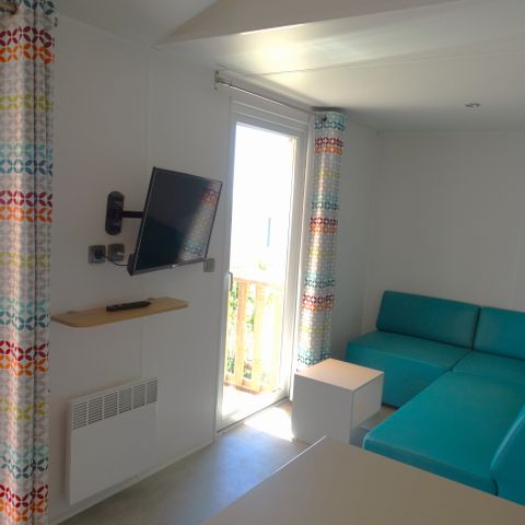 MOBILHOME 6 personnes - 4/6 personnes 2 chambres, LUXE et bord d'étang, 31m2 catégorie 4