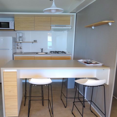 MOBILHOME 6 personnes - 4/6 personnes 2 chambres, LUXE et bord d'étang, 31m2 catégorie 4
