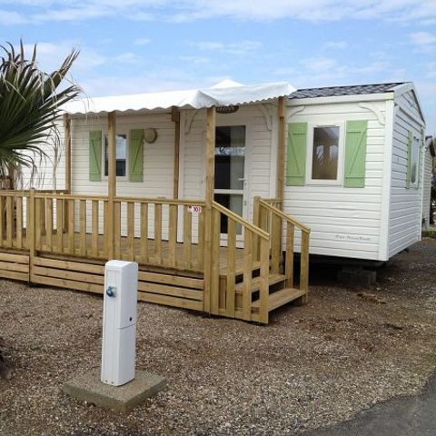 MOBILHOME 6 personnes - 2 chambres bord d'étang, 27m2 catégorie 3