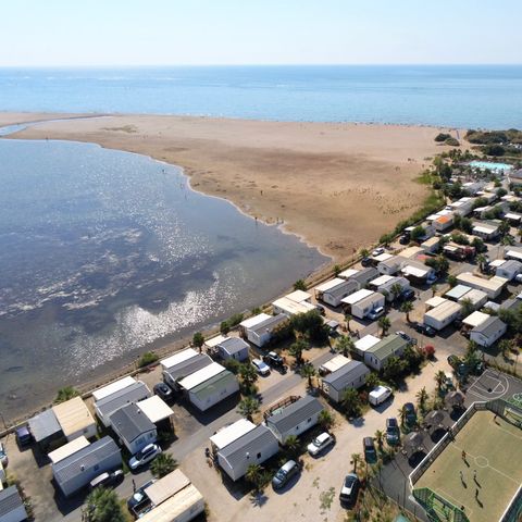 MOBILHOME 6 personnes - 2 chambres bord d'étang, 27m2 catégorie 3