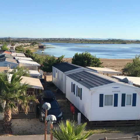 MOBILHOME 6 personnes - 2 chambres bord d'étang, 27m2 catégorie 3
