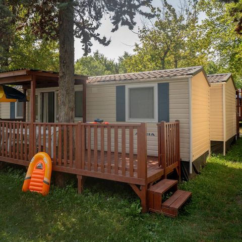 MOBILHOME 6 personnes - Comfort | 3 Ch. | 6 Pers. | Terrasse surélevée | Clim.