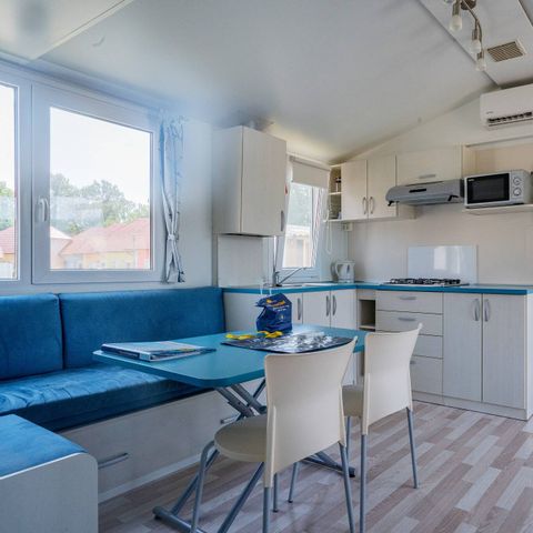 MOBILHOME 6 personnes - Comfort | 3 Ch. | 6 Pers. | Terrasse surélevée | Clim.