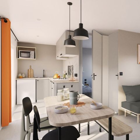 MOBILHOME 5 personnes - RIVIERA - 2 chambres - TV