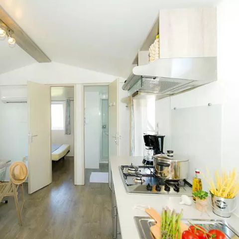 MOBILHOME 6 personnes - Mobil-home | Premium | 3 Ch. | 6 Pers. | Terrasse Lounge | 1 SDB | Clim.