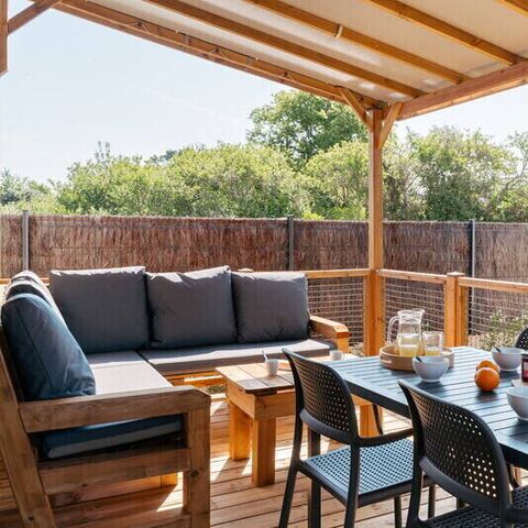 MOBILHOME 6 personnes - Mobil-home | Premium | 3 Ch. | 6 Pers. | Terrasse Lounge | Clim. | TV