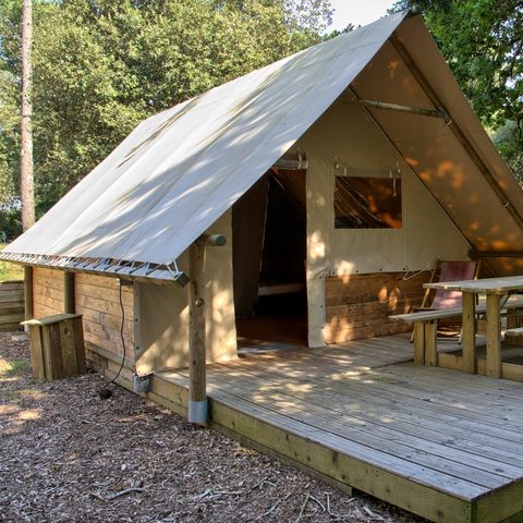 BUNGALOW TOILÉ 4 personnes - Cabane Amazone (sans sanitaires)