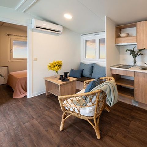 MOBILHOME 6 personnes - Comfort | 3 Ch. | 6 Pers. | Terrasse surélevée | Clim.