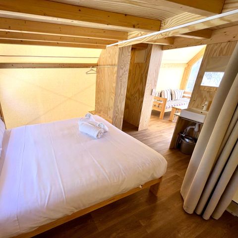 Tente en toile et en bois 5 personnes - Iris