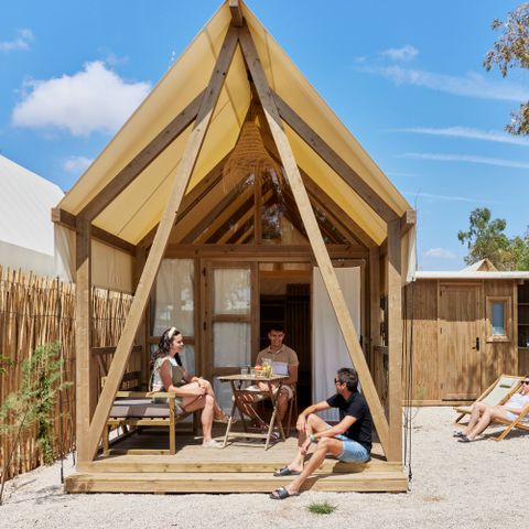 TENTE TOILE ET BOIS 2 personnes - Glamping Cabin-Tent Senyoret