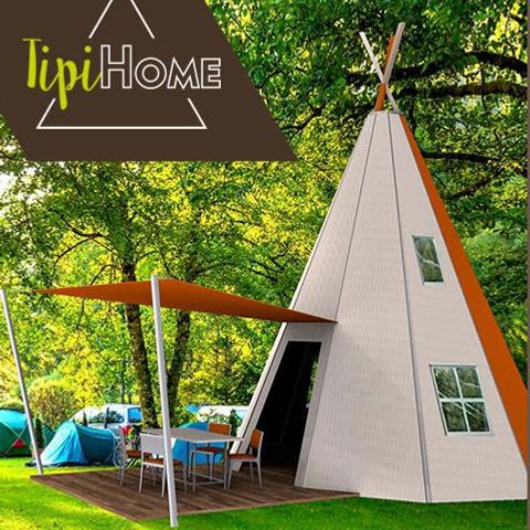 Hébergement 5 personnes - TIPI - HOME - 3 chambres - Sans sanitaire - 34m2